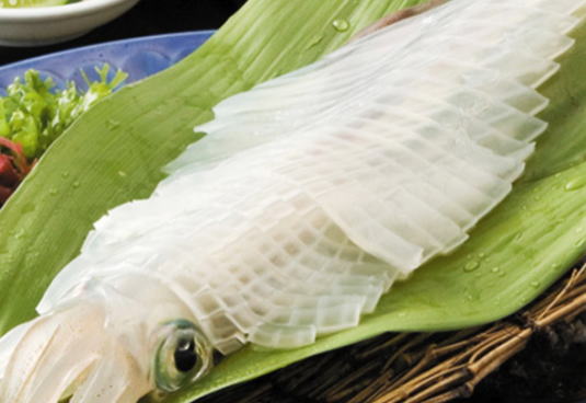 剣先いか活造り